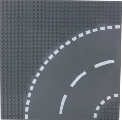 Construction Baseplate Road Curve 26x26 cm