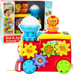 Colorful Interactive Musical Locomotive for Children
