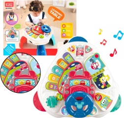 Interactive Educational Table with Steering Wheel