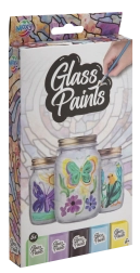 Peintures pour verre avec pinceau 5×20 ml