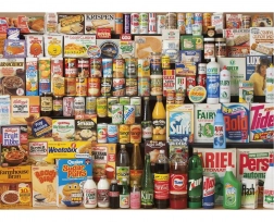 Puzzle GIBSONS Year 1980 Shopping Basket 1000 pieces