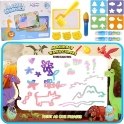 magisch watertekenmat XXL 100 × 80 cm met stempels en cijfers