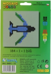 Jeu de construction Mosaic Color 2-en-1 – hélicoptère et avion, 186 pièces