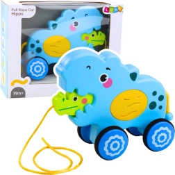 Interactive Hippo on a String with Blue Sound