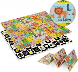 Humbi sterke dubbelzijdige XPE-schuim speelmat 120 × 180 met Duitse alfabet