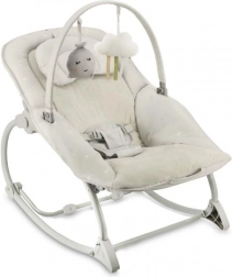 vibrerend ligstoeltje met melodieën MoMi LAPIS, lichtgrijs