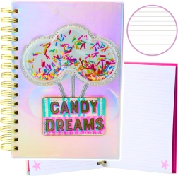 Notebook in lines Candy Dreams holographic A5