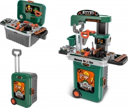 Kinder gereedschapskoffer met werktafel 38 cm