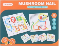 Kleurrijke paddenstoelmozaïek 120 stuks