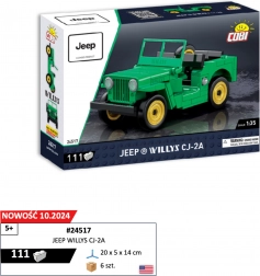 Model JEEP WILLYS CJ-2A 1:35 bouwset COBI