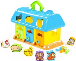 Didactic House with Animals – Shape Sorter with Keys