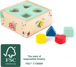 motor skills shape sorter forest box small foot