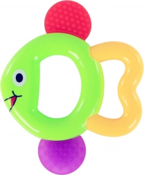 Rammelaar en bijtring in de vorm van een vis