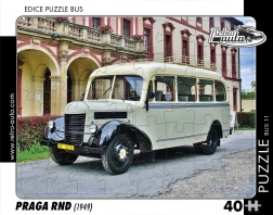 Puzzle Retroauta Autobus Praga RND 1949 - 40 pièces