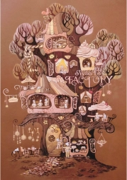 Puzzle Magnolia usine de confiserie 1000 pièces