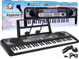 Kinder toetsenbord synthesizer met microfoon en USB