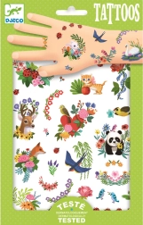 Tatouages Printemps Heureux par Djeco