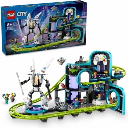 Lego City pretpark robotwereld met achtbaan