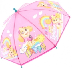 Kinderparaplu met handbediening PAW PATROL – roze koepelmodel