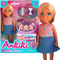 Woopie Royal poupée avec chiots et accessoires