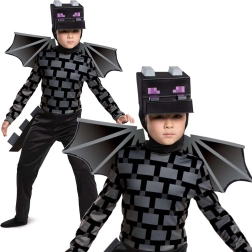 Kinderkostuum Ender Dragon uit Minecraft 127–136 cm (7–8 jaar)