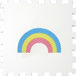 Minideckfloor Duha witte zelfklevende vloerbedekking