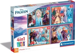Puzzle 4 in 1 Frozen Kingdom