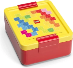 Lego broodtrommel rood/geel