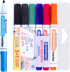 Whiteboardmarkers CENTROPEN, set van 6 stuks