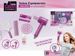 Kinderset met föhn op batterijen