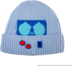 Bonnet d’hiver Brawl Stars 8-Bit, bleu clair