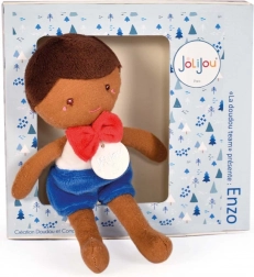 Poupée Doudou Jolijou Enzo 16 cm bleu