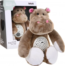 Hippo 3-en-1 jouet apaisant 6m+ avec projecteur lumineux et berceuses