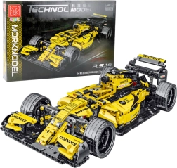 R.S.18 Racing Car Building Set 1:10 Yellow (1093 pieces)