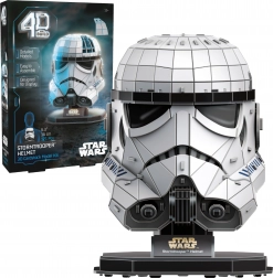 3D-model om te bouwen Star Wars Stormtrooper-helm 12 cm – Spin Master 4D Build