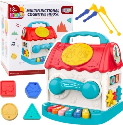 Interactive Educational Cube Shaped Like a House for Children