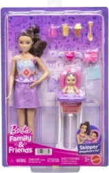 Barbie Skipper Babysitters – set avec chaise haute