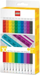 Lego gelpennen – mix kleuren, 10 stuks