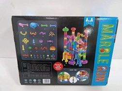 Lichtgevende knikkerbaan voor in het donker, 72 delen