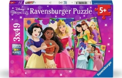 Ravensburger puzzle Disney: Fairy Tale Princesses 3x49 Pieces