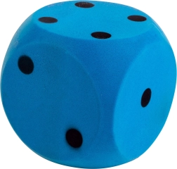 Androni soft foam cube 10 cm – blue