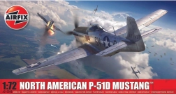 Bouwpakket vliegtuig NORTH AMERICAN P-51D MUSTANG 1/72