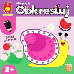 Colle et trace : joyeux animaux – cahier créatif pour enfants 3+