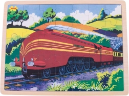 Wooden Puzzle Historic Train Duchess of Hamilton 35 Pieces
