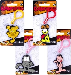 Garfield 2D PVC sleutelhanger – 4 motieven