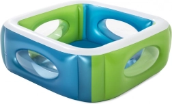 Inflatable Pool with Windows for Kids - 168 cm x 168 cm x 56 cm