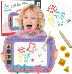 Woopie magnetisch tekenbord met stempels en sjablonen