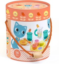 DJECO Kitty tea set for children