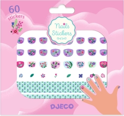 Autocollants pour ongles Fleurs de Djeco