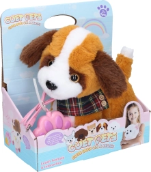 Walking plush dog with wired effects 22 cm